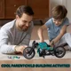 thumbnail image 5 of Kit de construcción de juguete de motocicleta, modelo de pantalla Cafe Racer, kit de construcción de motocicleta Cool Technic para adultos mayores de 14 años, compatible con Lego (431 piezas) kaili Sencillez, 5 of 5