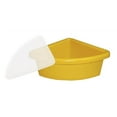 thumbnail image 1 of Early Childhood Resource ELR-0803-YE Quarter Circle Shaped Replacement Tray with Lid - Yellow, 1 of 1