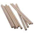 thumbnail image 4 of 20 Piezas Natural Square Redondo Palos de madera Rod DIY Craft Aficiones Sunnimix Palos de madera inacabados, 4 of 8