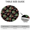 thumbnail image 6 of Baseball Gear Pattern Round Fitted Tablecloth with Elastic Edge,Dining Table Cover Waterproof,Outdoor Round Tablecloth for Camping,Dining,Indoor and Outdoor, 6 of 7