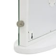 thumbnail image 3 of Impressions Vanity Opulence Pro Vanity Mirror Lighted Makeup Mirror for Room Decor, LED Wall Mounted Bathroom Vanity Mirror with Touch Sensor (White), 3 of 4