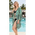 thumbnail image 3 of HAPPY BAY Women's Duster Front Open Cardigans Vintage Kimono L-XL Geometric, Multi, 3 of 5