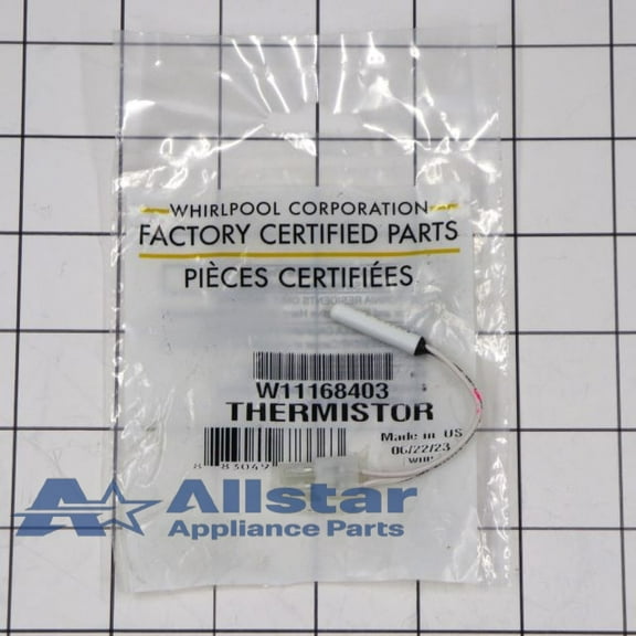 Whirlpool Refrigerator Thermistor W11168403