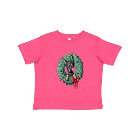 

Inktastic KiniArt Min Pin Christmas Gift Toddler Boy or Toddler Girl T-Shirt