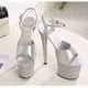 thumbnail image 1 of Super High Heels Sandals Female Shoes Ladies Sexy Dance, 1 of 5
