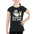 thumbnail image 2 of Santa Cool Sleigh All Day Youth's T-shirt, 2 of 3