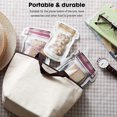 thumbnail image 5 of Sacs de Congélation Réutilisables, Sacs Alimentaires, Sacs Alimentaires Réutilisables, Sac Mason, Poche Zippée Fraîche, Sacs de Rangement Alimentaire, Sacs à Collations (25 Pcs), 5 of 5