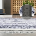 thumbnail image 6 of HOMERRY Area Rug 8' x 10' Vintage Washable Rug Oriental Floral Rug for Dining Room Dorm, Gray, 6 of 6