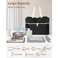 thumbnail image 3 of Weekender Bag Wedama, bolsa grande de gimnasio para mujer, negra, 3 of 7
