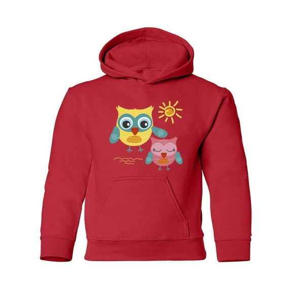 Two Cute Birds Hoodie Juniors -Image by Shutterstock, Large