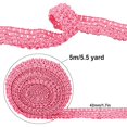 thumbnail image 2 of Dsseng 1 Rouleau 5,5 Verges de Large Ruban Élastique pour Serre-Tête Crochet 2,2” Tissu Extensible pour Accessoires Cheveux Tube Top Blanc, 2 of 9