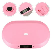 Luxshiny Puppy Scale Digital Weight Scale Pink ABS 1Pack for Pet Weighing