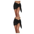 thumbnail image 3 of Sonducket Vestidos de playa Diseño ahuecado Cintura alta Cubierta de de encaje transpirable Cómodo de usar corta fácil de combinar Negro M Negro METRO 2piezas Sonducket CBP374020, 3 of 6