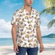 thumbnail image 3 of Balery Dachshund Dog Puppy Camisas hawaianas de manga corta para hombre, camisas playeras de corte holgado, camisas de vacaciones con botones,3X-Large, 3 of 7