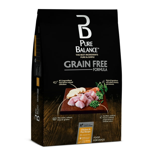 Pure Balance Grain Free Chicken & Pea Recipe Dry Dog Food, 24 Lb