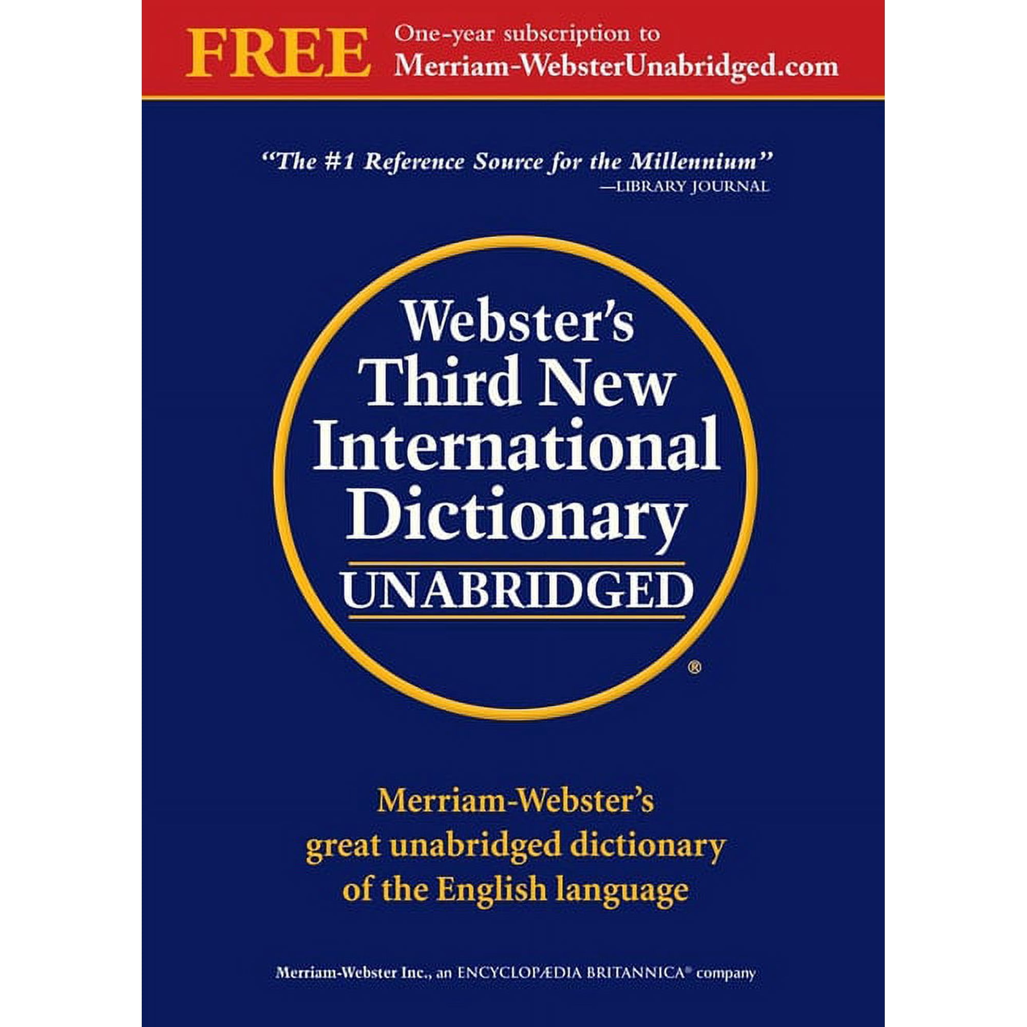 Webster's Third New International Dictionary [With Access Code] (Revised) (Hardcover)