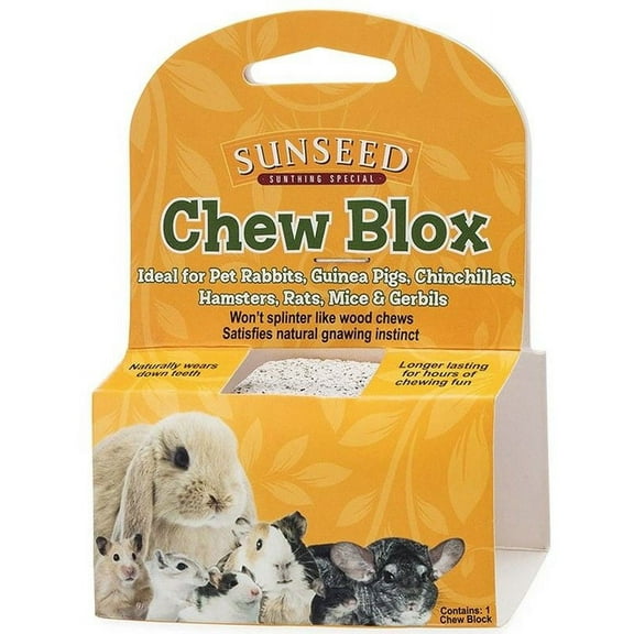 Sunseed Chew Blox for Small Animals [Small Pet, Chews & Licks] 1 count