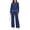 C Blue, variant on UVN Outfits Sets for Women Casual 2 Piece Lounge Sets Fall Long Sleeve Tops and Wide Leg Pants Tracksuits Pajamas Sets with Pockets