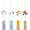 385~405mm, variant on Japanese Wind Chimes Whale Pattern Glass Wind Bells Handmade Pendants for Birthday Gift Home Christmas Party Decorations