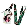 thumbnail image 6 of Demon Slayer Anime Style Bus Passcard Wallet with Lanyard for School Office ID Card Holder Cute Design, 6 of 26