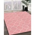 thumbnail image 3 of Ahgly Company Tapis d'Intérieur Lavable en Machine Carré Rouge, 4 Pieds Carré, 3 of 7