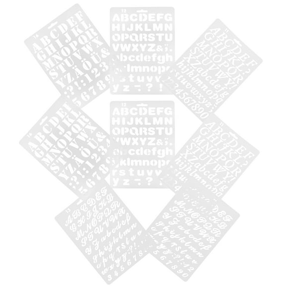 HOMEMAXS  8 Pcs Large Number Stencil Printable Painting Template