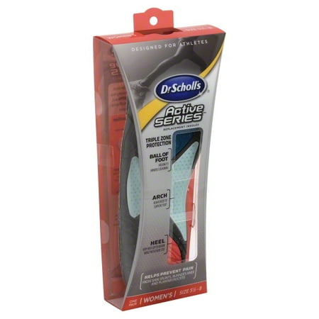 UPC 011017407362 product image for Dr Scholl's Active Series Women's Replacement Insoles, Size 5.5-8, 1 pr | upcitemdb.com