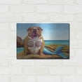 thumbnail image 3 of Luxe Metal Art 'Mermaid Dog' by Lucia Heffernan, Metal Wall Art, 16"x12", 3 of 9