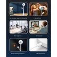 thumbnail image 4 of Caméra de Bureau USB Manuelle Objectif Grand Angle Commutation Facile entre Écrans Horizontal et Vertical Tube en Titane Réglable en Hauteur Rotation 360° 1080P HD avec Microphone, 4 of 6