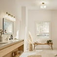 thumbnail image 4 of 45575NBR Kichler Lighting Shailene - 4 Light Bath Vanity Approved for Damp Locations - with Transitional inspirations - 8.25 inches tall by 29.5, 4 of 8