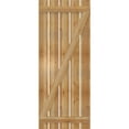 thumbnail image 5 of 28 7/8"W x 72"H TimberCraft Five 5 3/8" Boards Spaced Board-n-Batten Shutters w/Z-Bar, Rough Sawn Western Red Cedar (Per Pair), 5 of 13