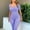 Purple, variant on Lilgiuy Women's Threaded Low Neck Short Sleeve Hip-lifting Slim Jumpsuit for Jeans Shorts or Skirts