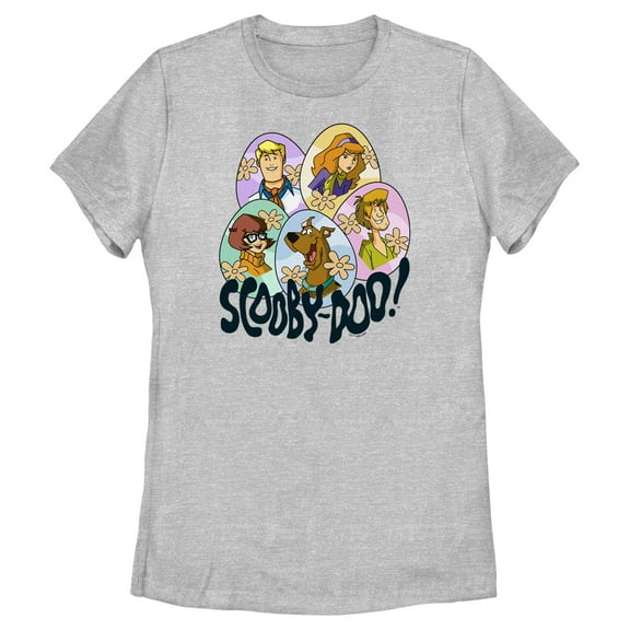 Women's Scooby Doo Easter Gang Graphic Tee Athletic Heather Medium