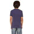 thumbnail image 2 of Bella Canvas Jersey Short-Sleeve Tee 3001Y, S, Navy, 2 of 3