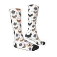 thumbnail image 3 of Daiia Sports Socks Retro Rooster Printed Novelty Crew Socks for Men Women Knee High Socks Cotton Socks Soft & Breathable Support Unisex Socks, 3 of 9