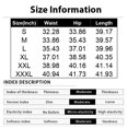 thumbnail image 3 of WTOBBY Men's Slim Fit Casual Dress Pants - Solid Color Straight Leg Jogger Style Trousers for Business Office Wear, Comfortable Professional Design with Stretch Fabric ,Black L, 3 of 4