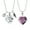 Customize, variant on 2Pack Neacklace May Birthstone Heart with Feather Cremation Jewelry for Ashes Urn Necklace Lockets for Human Ashes Pet Ashes Holder