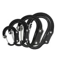 thumbnail image 1 of Juego de 4 mosquetones GEAR AID HEROCLIP de grande a mini, color negro, 1 of 8