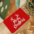 thumbnail image 7 of JingChun Merry Christmas Decorations Red Bathroom Rugs Cute Bath Mat Christmas Bathroom Decor, Bath mats for Bathroom, Non Slip Backing, Machine Washable, Bathtub,15"×23", 7 of 7