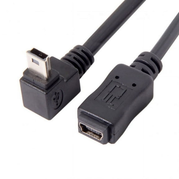 Chenyang CY GPS Mini USB 5P 90D Down Direction Angled Male to 5p Female Extension Cable 0.2M Cable