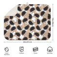 thumbnail image 2 of 2pcs Cartoon Hedgehog Sink Drying Mat - Absorbent & Reusable Kitchen Mat with Adorable Hedgehog Print, Thick 3-Layer Construction, 2 of 4