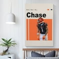 thumbnail image 5 of Ja'Marr Chase Football Wide Receiver Athlete Art Poster Boys Room Decor (9) Home Decor Poster Wall Art Hanging Picture Print Bedroom Decorative Painting Posters Room Aesthetic 16x24inch(40x60cm), 5 of 6