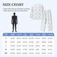 thumbnail image 4 of Naloa Playful Polar Bear Pals Men’s Pajamas Set - Long Sleeve Button Down Sleep Shirt and Pajama Bottoms Sleepwear Set-Small, 4 of 7