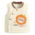 thumbnail image 4 of EDFBUYKRS Gilet Sans Manches pour Enfants en Bas Âge Veste Chaude Automne Hiver, 4 of 4