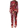 thumbnail image 2 of Alastor Hazbin Hotel Comedy Womens Pajama Set Loungewear Cozy Soft House Wear Sets Long Sleeve Round Neck T Shirt Top Bottom Pants Sleepwear, 2 of 9