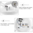 thumbnail image 3 of Phenofice 1Set LED Spotlight Ceiling Fixture White for Home Use, 3 of 8