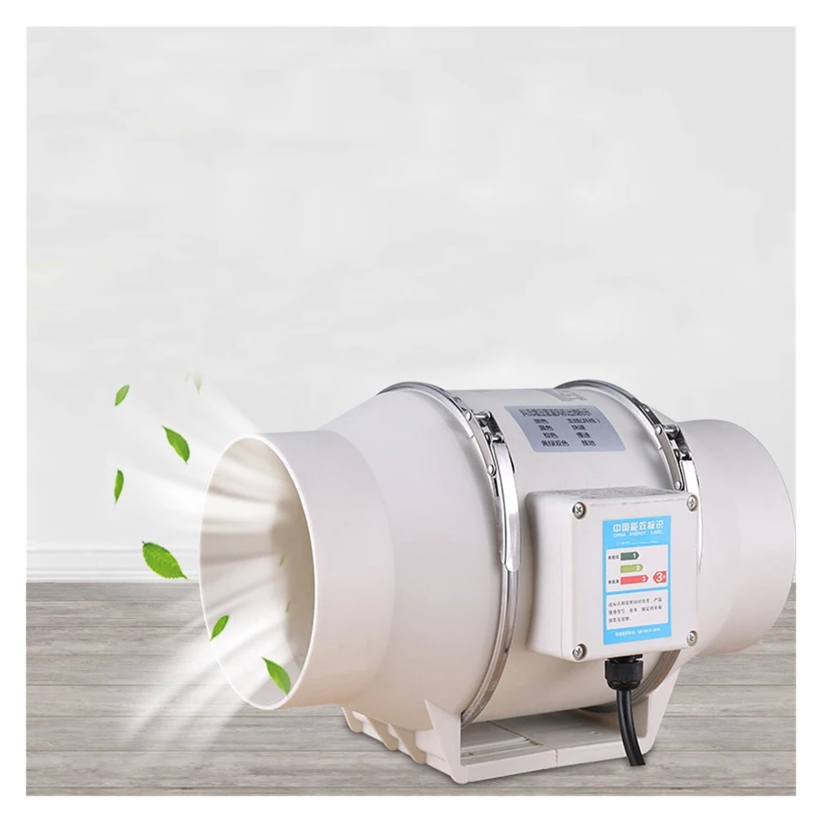 4/5/6 Inch Exhaust Fan Home Silent Inline Pipe Duct Fan Bathroom Extractor Ventilation Kitchen Toilet Wall Air Cleaning ,Energy-Efficient