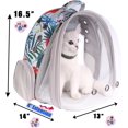 thumbnail image 2 of GHSDFBB Bubble Cat Backpack,Expandable Backpack for Cats,Fit up to15 lbs Cats,Pet Outdoor Backpack (Floral, Front Expan), 2 of 5
