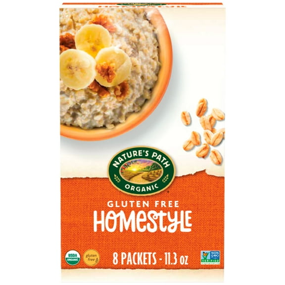 Nature's Path Organic Oatmeal, Homestyle Instant, 11.3oz Box