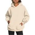 thumbnail image 1 of MeetoTime Sweat à Capuche Surdimensionné pour Femmes 2024 Décontracté à Manches Longues avec Poches, 1 of 5